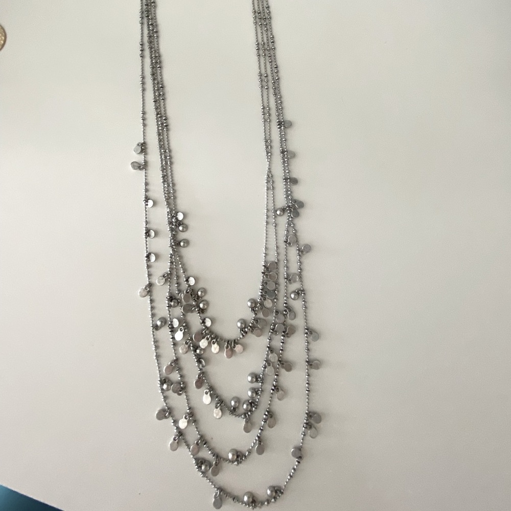 Lucky brand silver necklace